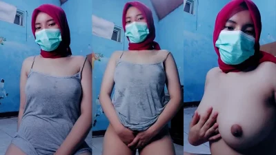 ABG 19Yo Jilbab Merah Joget Binal
