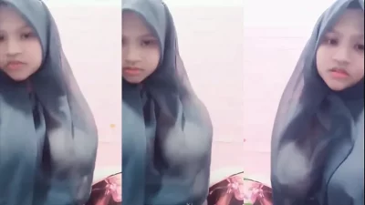 ABG Jilbab Hitam Tobrut Keliatan Utingnya