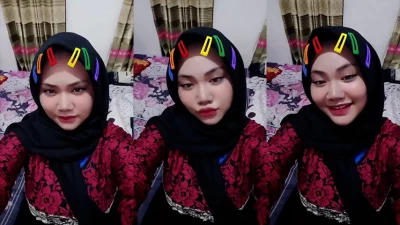 Abg Tiktok Jilbab Hitam Toge Montok