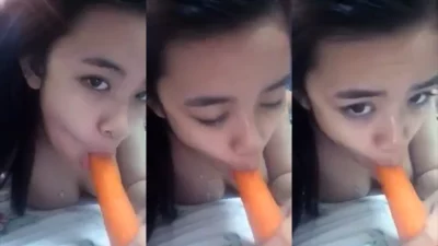 Bocil Chindo Toge Belajar Sepong Wortel