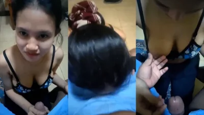 Cewe Cantik Toge Sepong Kontol Ayang