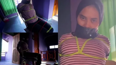 Cewe Hijab BDSM Pasrah Mau Diapain