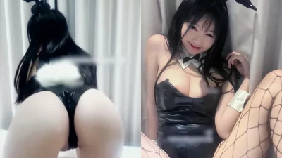 Gadis Cindo Kostum Bunny Nungging