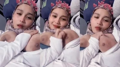 Hijab Tobrut Cantik Pap Remas Toket