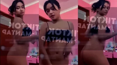 Indah Tiktok Tank Top Hitam Ebot