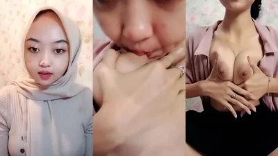 Kak Lili Lepas Hijab Kenyot Uting