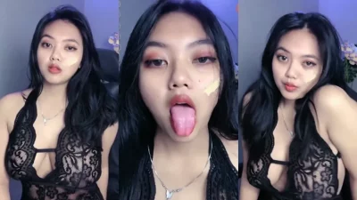 Kak Shadira Toge Lingerie Hitam Seksi
