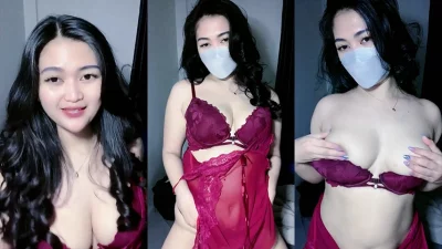 Mbak Zaraa Red Lingerie Live Barbar