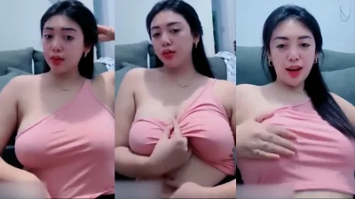 Melia Cantik Remas Susu DreamLive