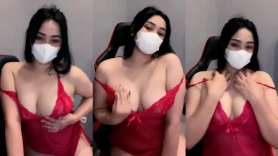 Miss Dhea Lingerie Merah Binal