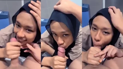 Sepongan Pacar Hijab Cantik Enak Banget