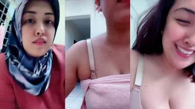 Sha Ganti Baju Pake BH Doang