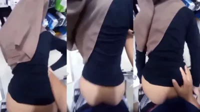 Skandal Hijab Pegawai Counter Ngentot