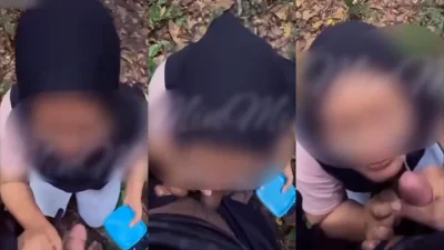 Suruh Pacar Hijab Nyepong di Alam Terbuka