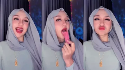Tiktoker Hijab Godain Penggemar Viral