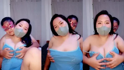 Toket Doi Diremas Bestie Mango Live